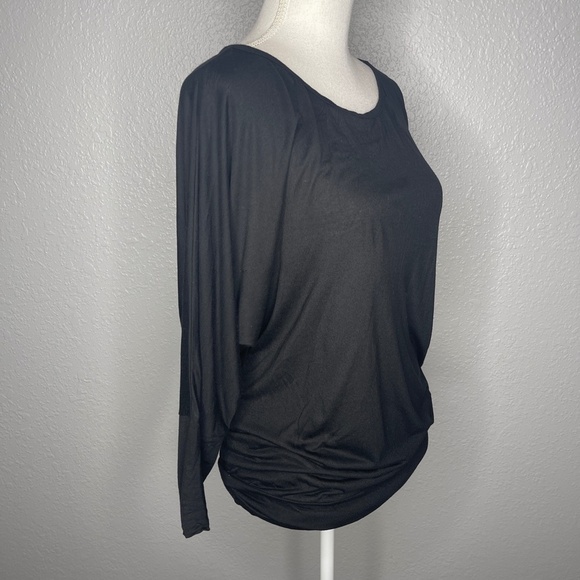 Black Blouse round neck casual wear - Picture 2 of 7